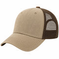Trucker-Cap mit Netz Beige/Braun, Verstellbar
