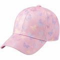 Rosa Basecap mit Schmetterlingsdesign