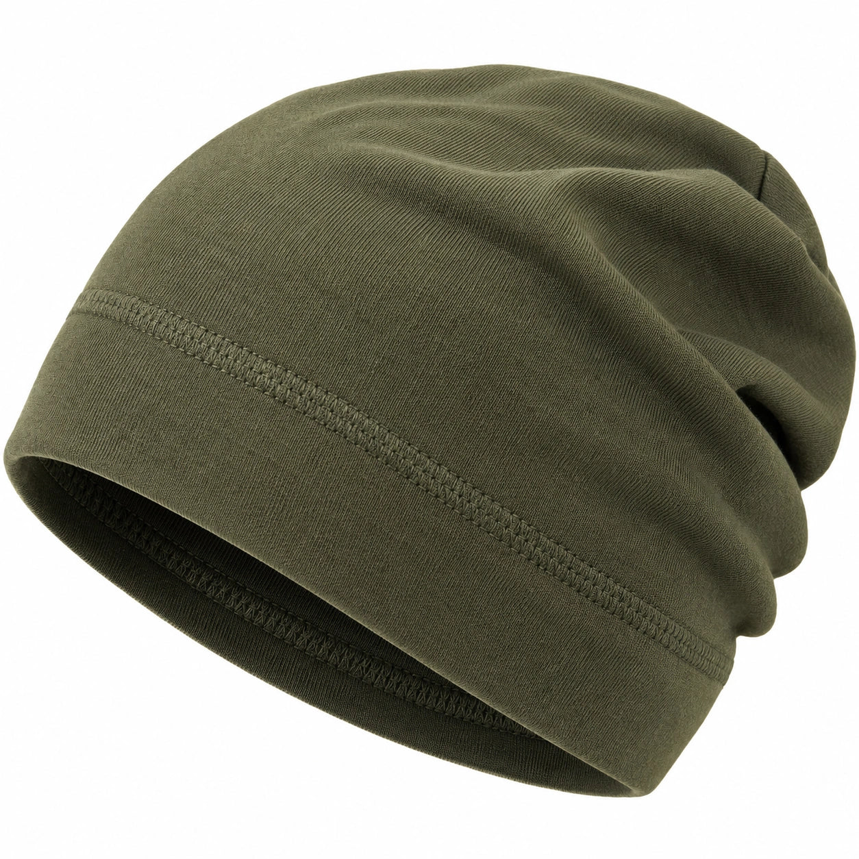 Unisex Slouch Beanie Olivgrün