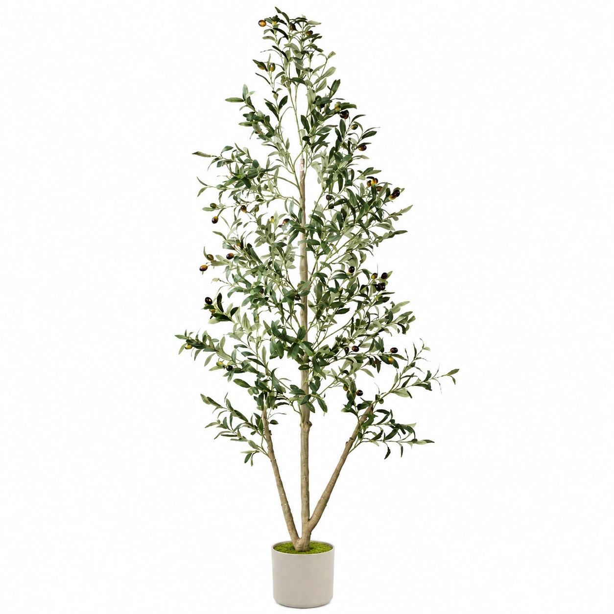 Künstlicher Olivenbaum 180 cm in Keramiktopf Grün
