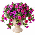 Künstliche Petunien im Topf 38cm Pink/Violett