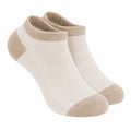 Kurze Unisex-Socken Beige, 2 Paar, Größe 36-42