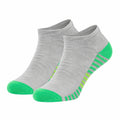 Sneaker Socken Grau und Neongrün EU 36-42