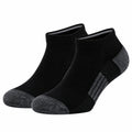 Unisex Sneaker Socken Schwarz/Grau Atmungsaktiv